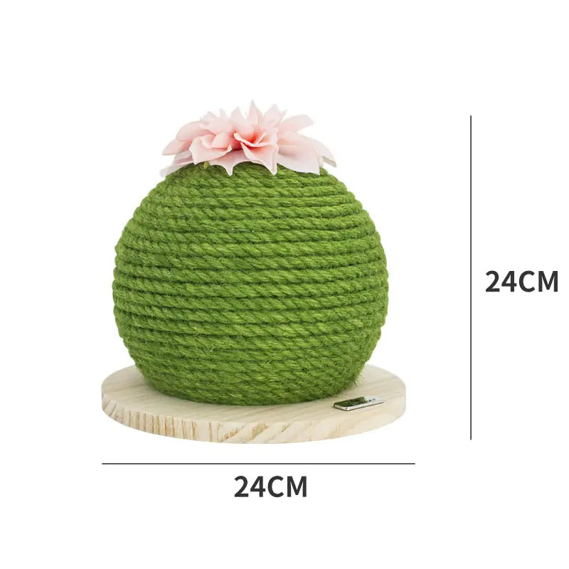 Cactus Cat Tower with Scratching Post and Multi-Functions