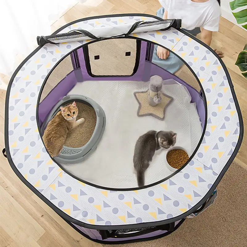 Folding Closed Tent for Cats